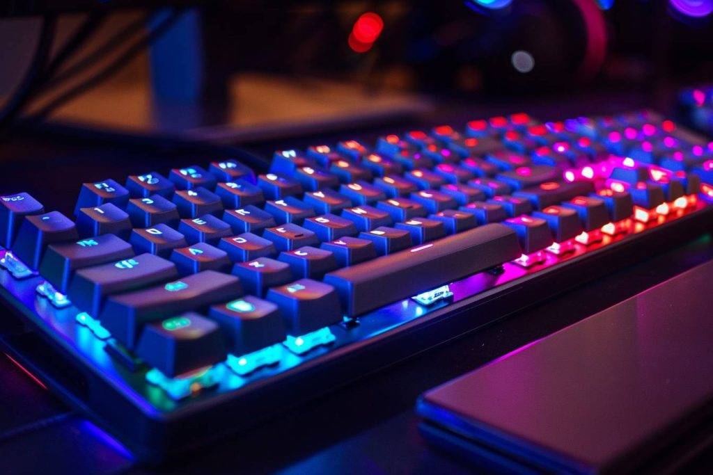 touches de clavier gamer